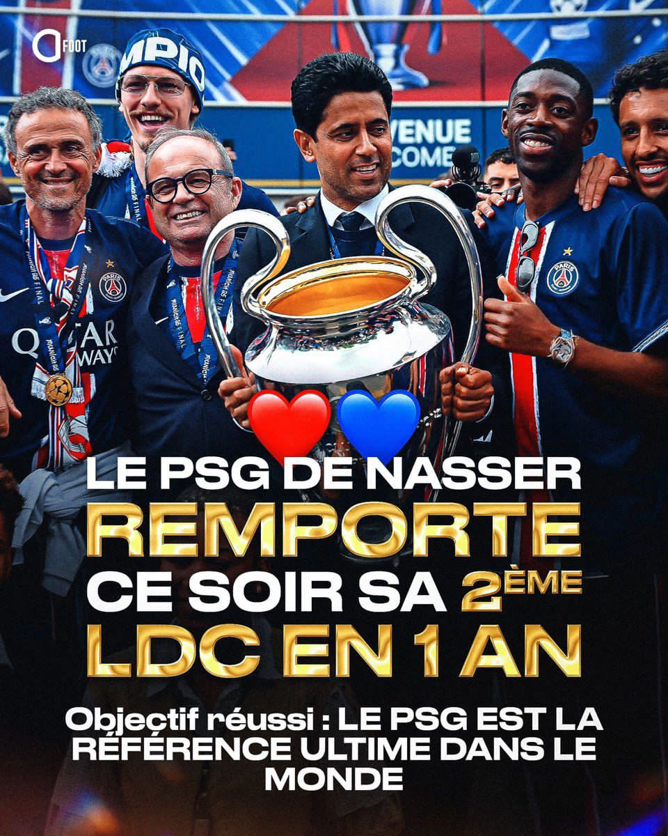 SPORT : Paris au sommet de l’Europe : le PSG entre encore dans la légende