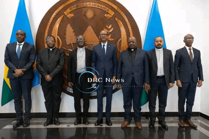 CENCO et ECC rencontrent Paul Kagame à Kigali : vers une solution durable pour la paix dans l&rsquo;Est de la&nbsp;RDC