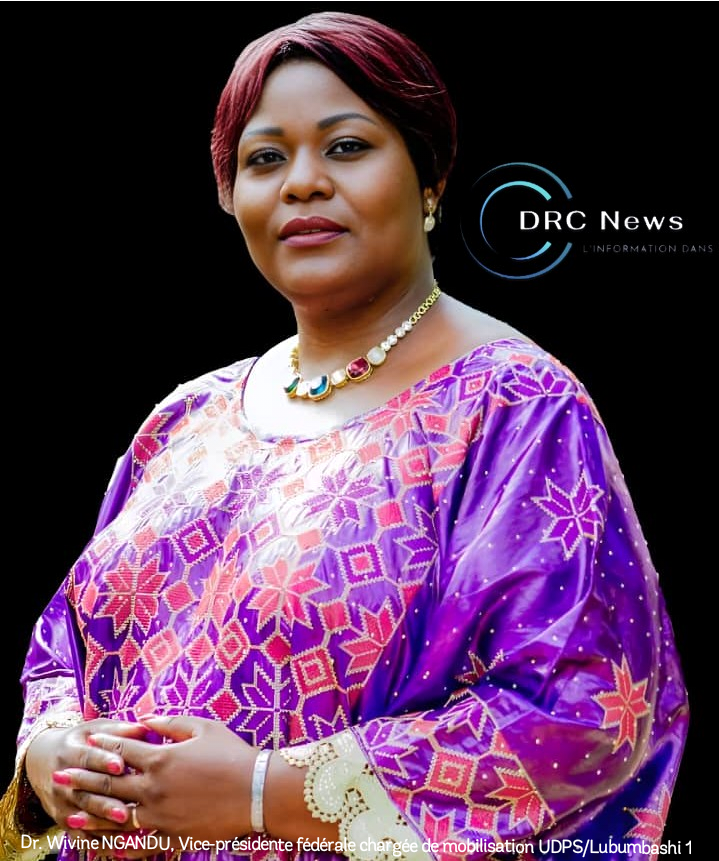Docteur Wivine Ngandu, vice-présidente fédérale chargée de mobilisation UDPS/Lubumbashi 1