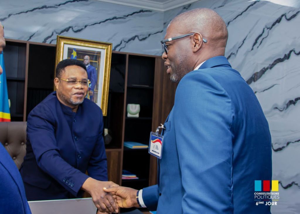 Gouvernement d&rsquo;Union Nationale : Jacques Kyabula reçu par Eberande&nbsp;Kolongele