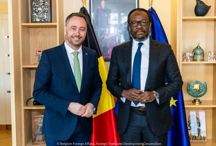 RDC – Belgique : Delly Sesanga reçu à Bruxelles par le Premier ministre belge Maxime&nbsp;Prévot