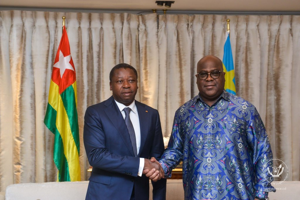 Le Président togolais Faure Essozimna Gnassingbé entame sa mission de médiation en&nbsp;RDC
