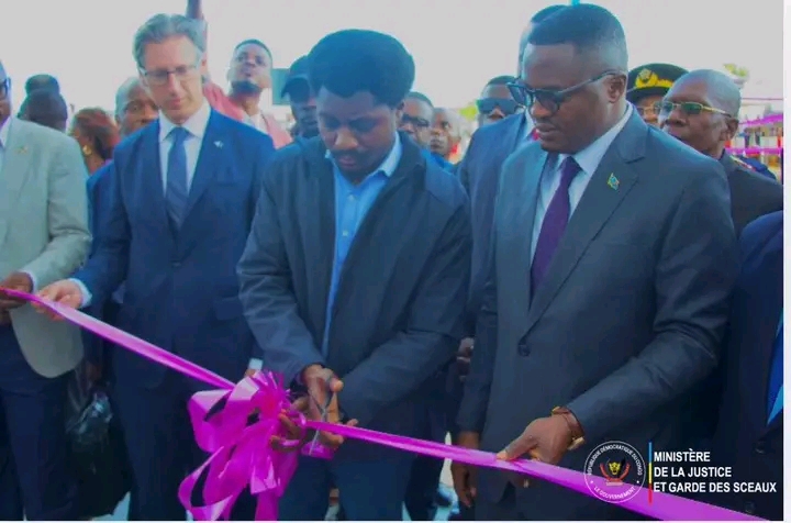 RDC : Le ministre de la Justice Constant Mutamba inaugure un nouveau palais de justice à&nbsp;Kalemie