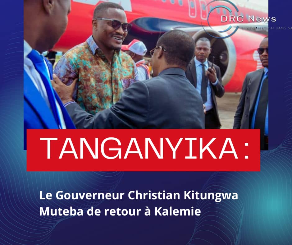Tanganyika : de retour à Kalemie, le gouverneur Kitungwa Muteba se mobilise pour les priorités&nbsp;provinciales