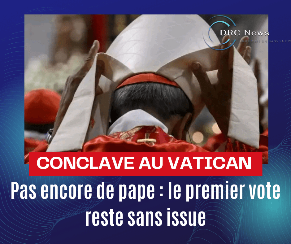 Vatican – Conclave : la fumée noire annonce l&rsquo;absence d’un nouveau&nbsp;pape