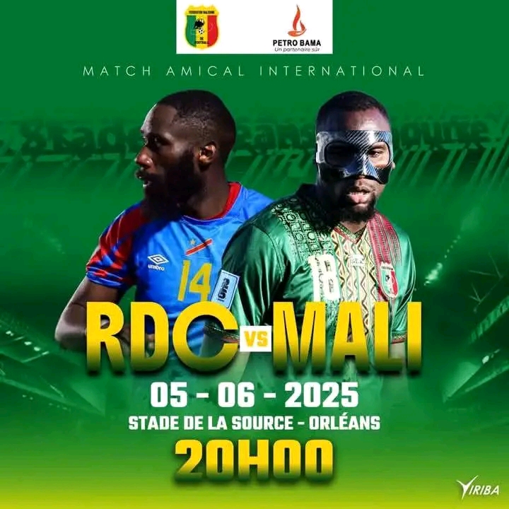 Match amical RDC–Mali : une rencontre stratégique avant le choc contre le&nbsp;Sénégal
