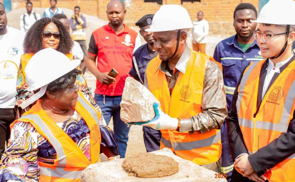 KAMBOVE : Pose de la première pierre de l’école primaire TUPENDANE, un engagement fort pour&nbsp;l’éducation