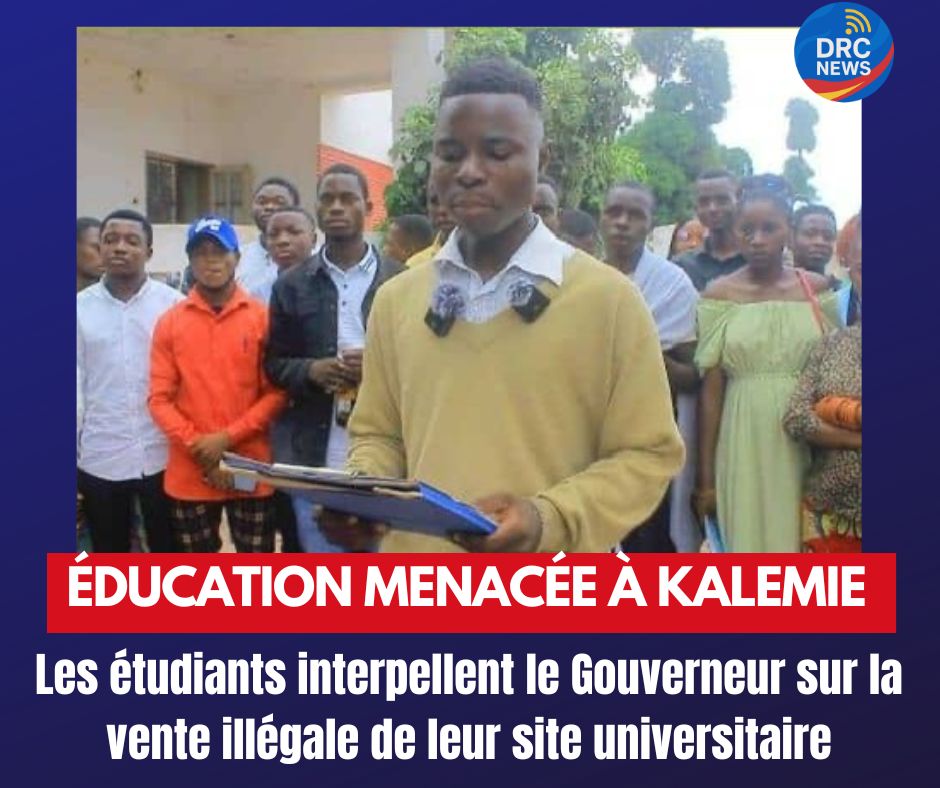 Tanganyika : Les étudiants de l&rsquo;ISTM-Kalemie interpellent le Gouverneur Christian Kitungwa sur la spoliation de leur site&nbsp;universitaire