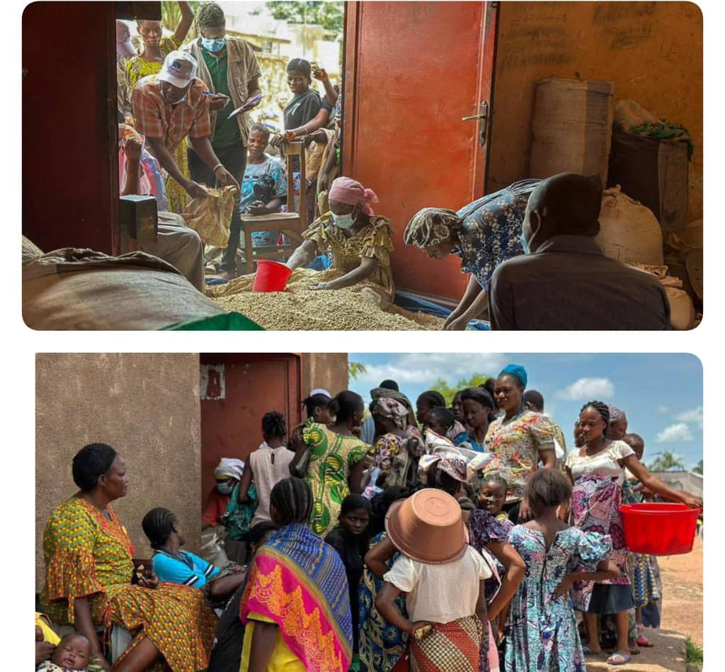 Lomami : Forte affluence à la vente du maïs produit par SAPLOM à&nbsp;Ngandanjika