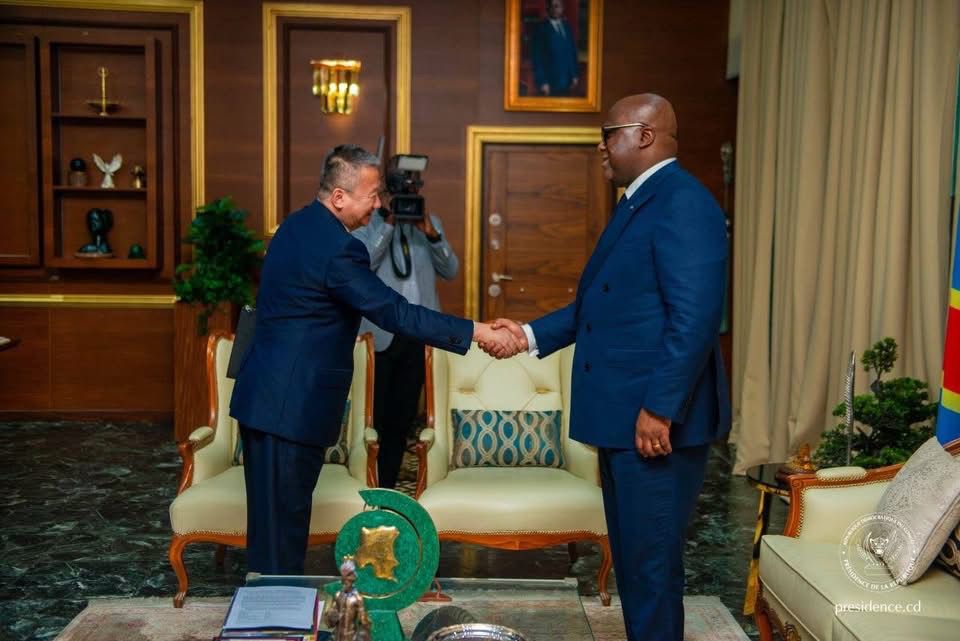 RDC – Processus de paix : Félix Tshisekedi échange avec l’Envoyé spécial de l’ONU pour les Grands&nbsp;Lacs