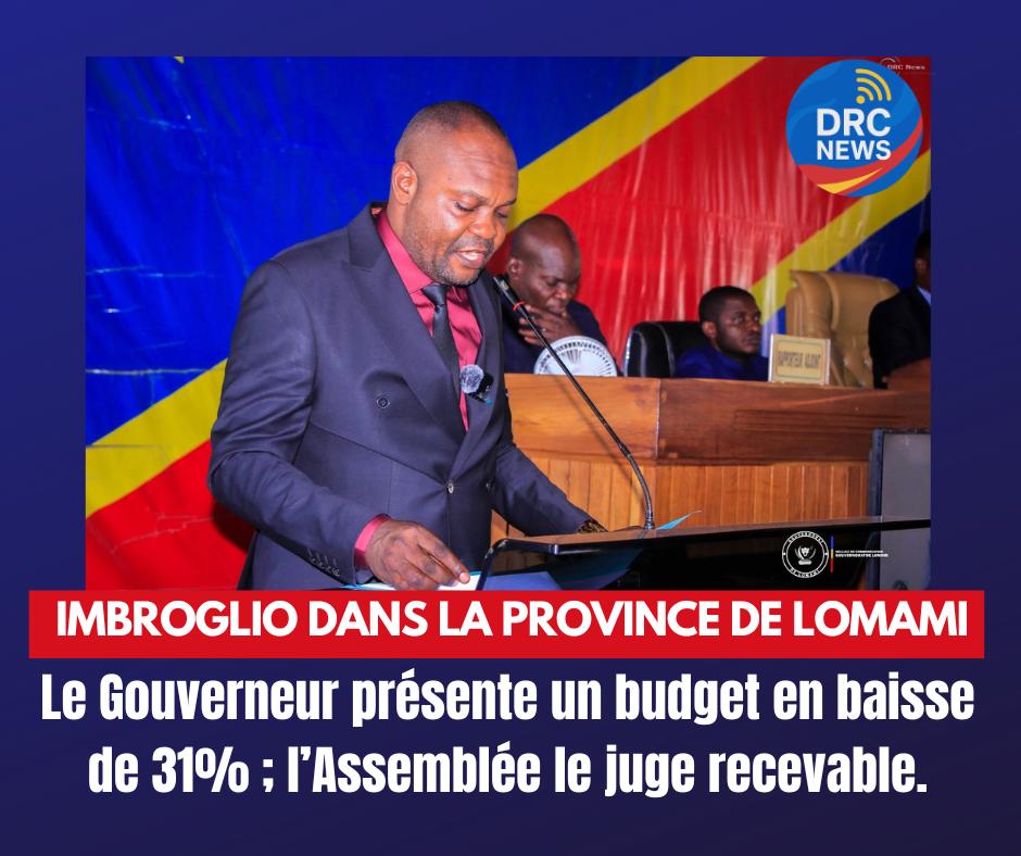 Lomami : l’Assemblée provinciale déclare recevable le projet d’Édit budgétaire 2026 en baisse de&nbsp;31%